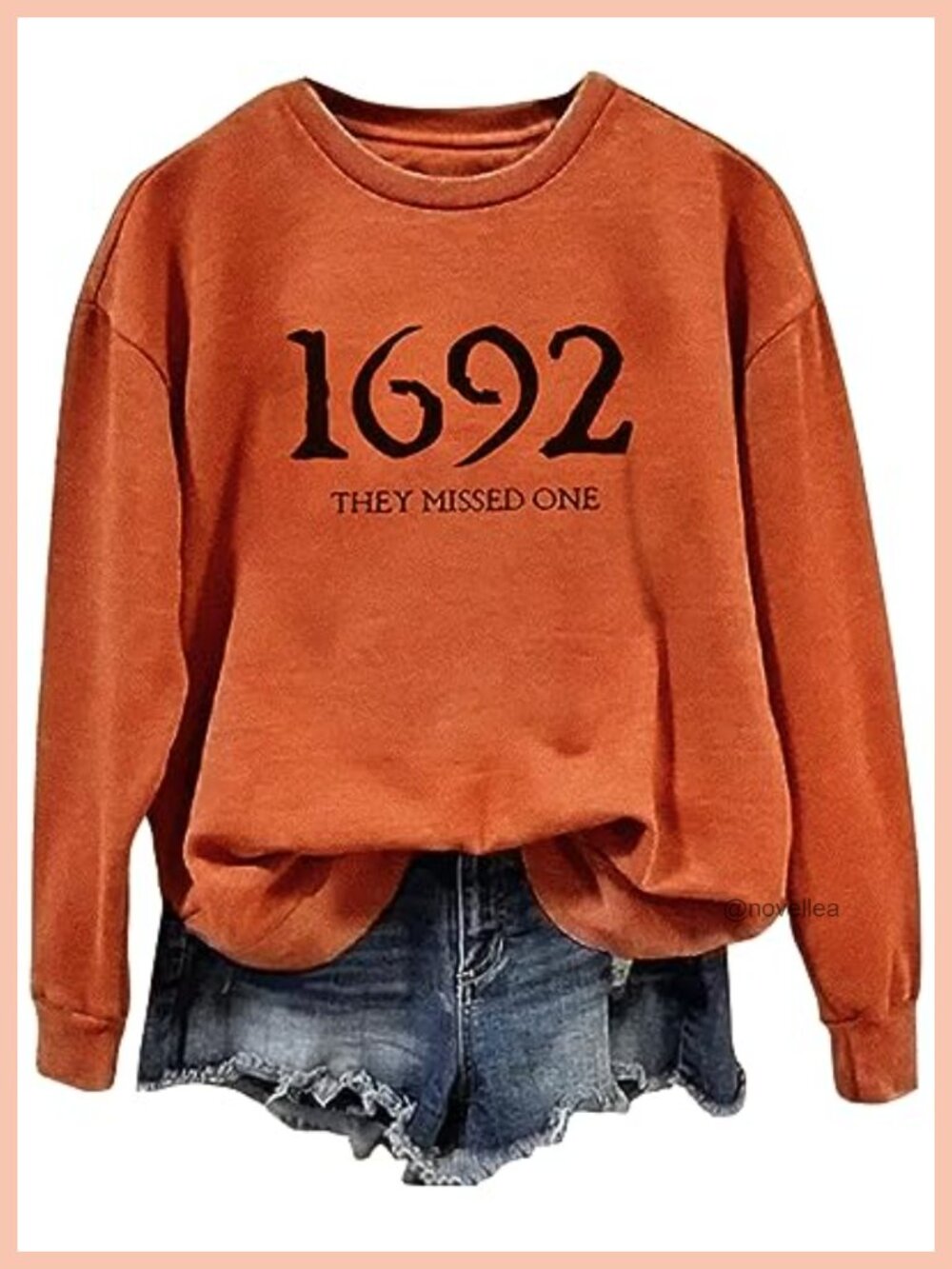 1692 Salem Witch Sweatshirt Women Halloween Pullover